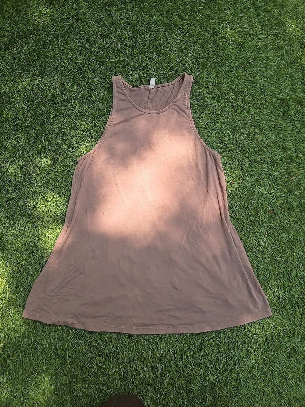 Wishlist Mauve Brown Scoop Neck Top